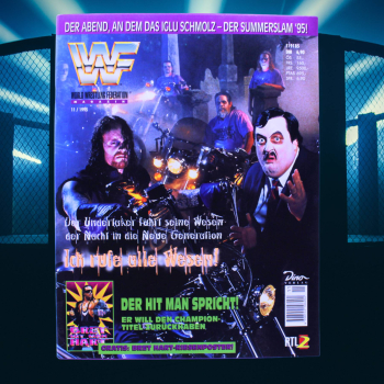 WWF Magazin Nr. 11 (1995) | Dino Verlag | Bret Hart, Undertaker & SummerSlam | Wrestling Sammlerstück